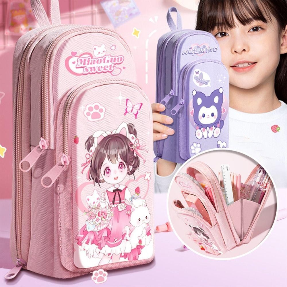 วูชู ดินสอ , คาปิบาระ/แพนด้า/นักบินอวกาศความจุขนาดใหญ่ปากกากระเป๋า,มัลติฟังก์ชั่หลายชั้นกระเป๋านักเรียน-รูปร่างปากกากล่องนักเรียนของขวัญ