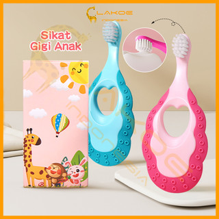 LAKOE Sikat Gigi Anak Lembut kids toothbrush Sikat Gigi Bayi Motif Jerapah