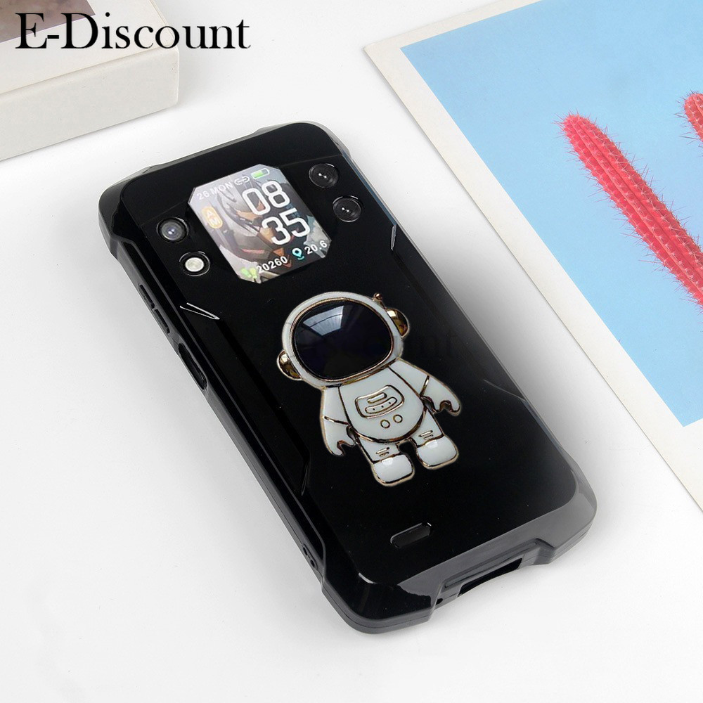 ใหม่เคสโทรศัพท์ Cubot Kingkong X 5G ปกหลังแฟชั่นการ์ตูนนักบินอวกาศขาตั้งกันฝุ่นเรียบสําหรับ Cubot Ki