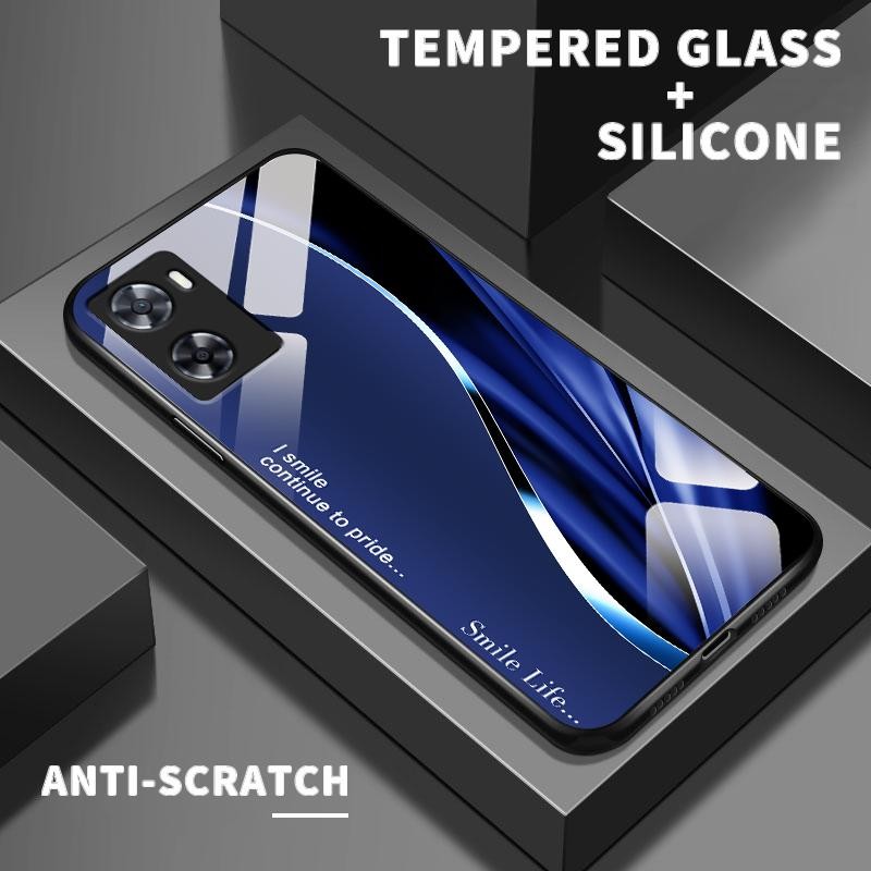 เหมาะสำหรับ OPPO A57 4G A5 2018 2020 A54 5G A53 A55 A53s A54s A5s AX5 A52 A57e ป้องกันกรณีโทรศัพท์เลนส์เคส Artistic