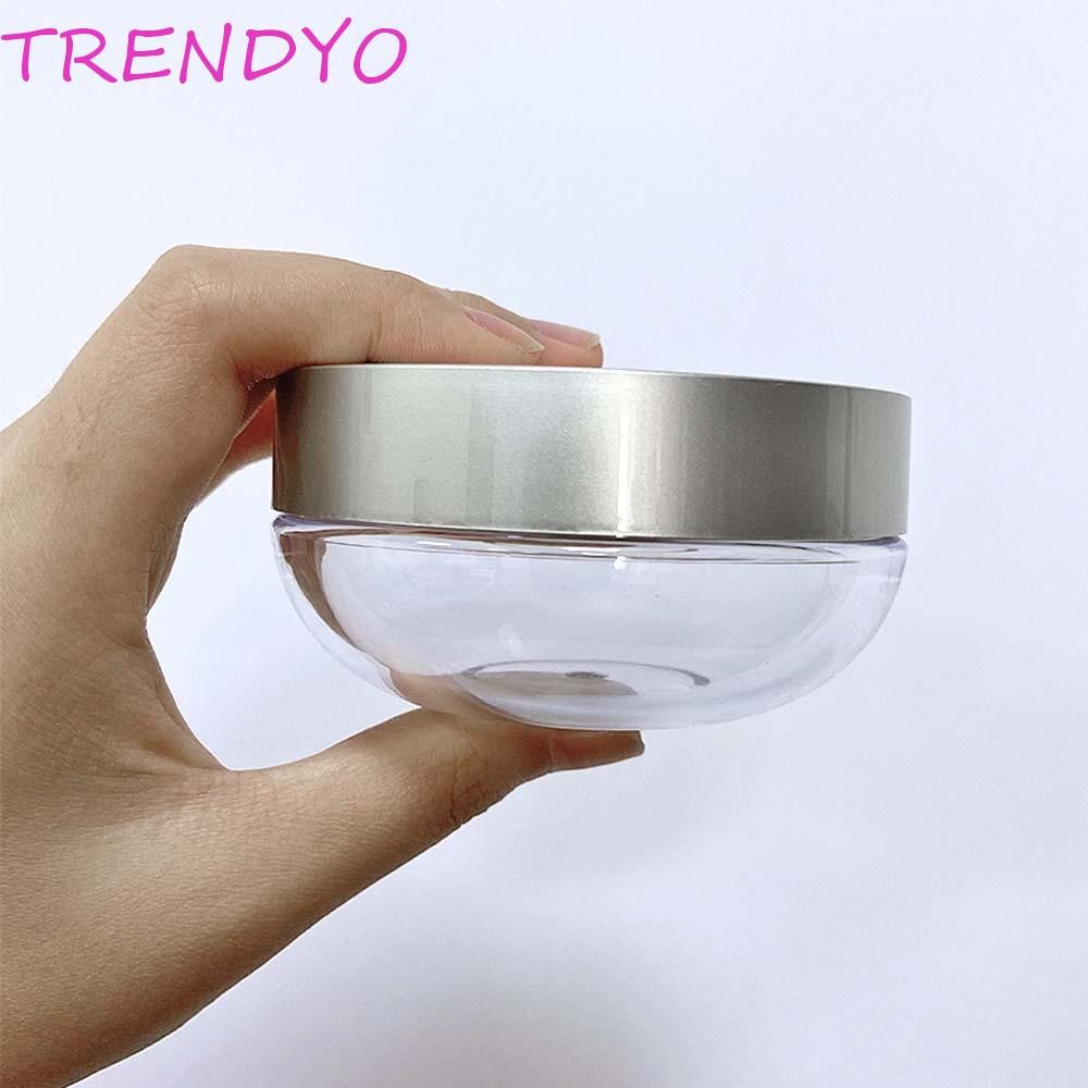 Trendyo คอนเทนเนอร์เครื่องสําอาง, โถแป้งฝุ่นแบบพกพาพลาสติก, สะดวกกับ Sifter กันฝุ่นความจุ 30g ตลับแป้งเปล่า Lady/Girls