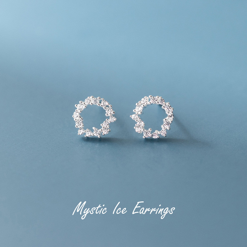 Mystic Ice Earrings ต่างหูเงินแท้ S925