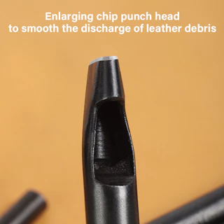 Wuta เข็มขัดหนังเจาะรูรูปไข่สายนาฬิกาแบน Punch Heavy Duty Oblong เจาะเครื่องมือ Craft Hollow Punch
