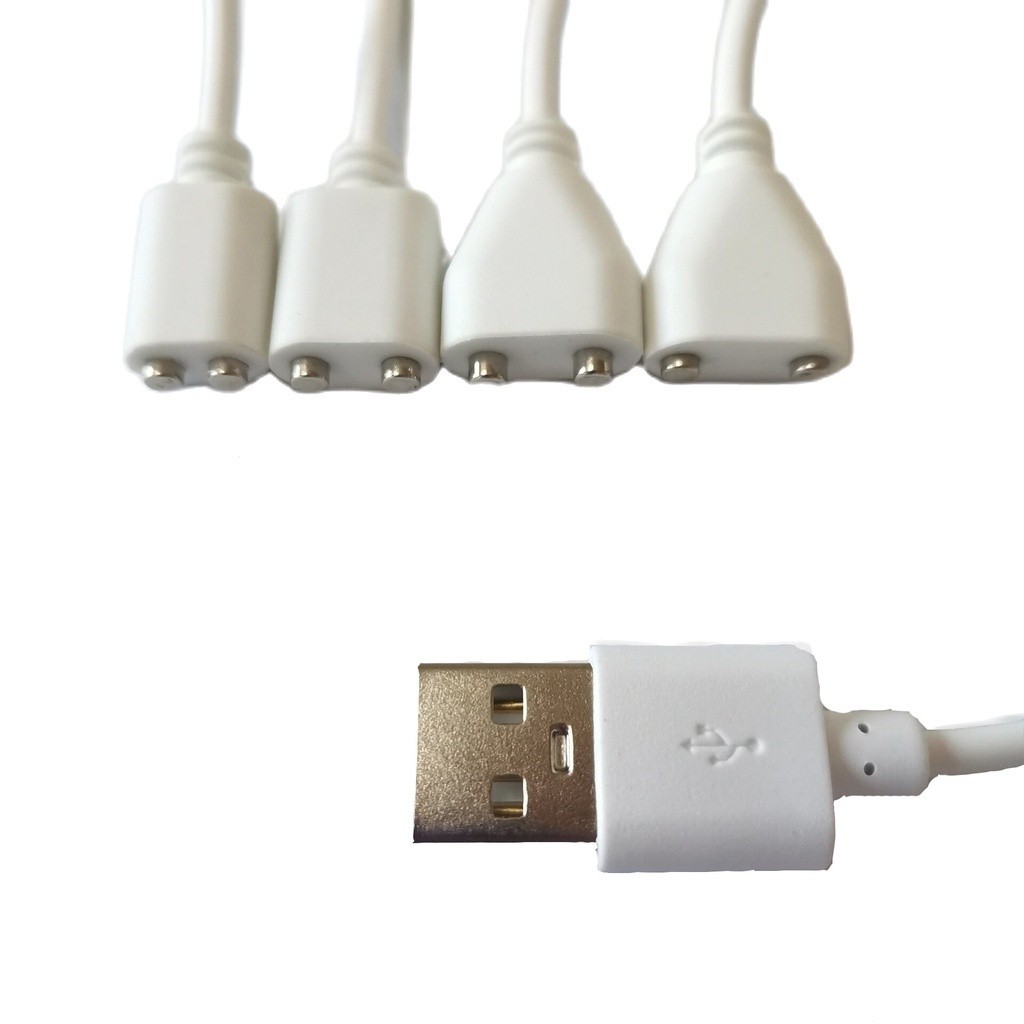 สำหรับของเล่นผู้ใหญ่แบบชาร์จไฟได้ DC เครื่องสั่นสายเคเบิลแม่เหล็กสายไฟ USB เครื่องชาร์จพาวเวอร์ซัพพลายสายชาร์จ USB ผลิตภัณฑ์ทางเพศ