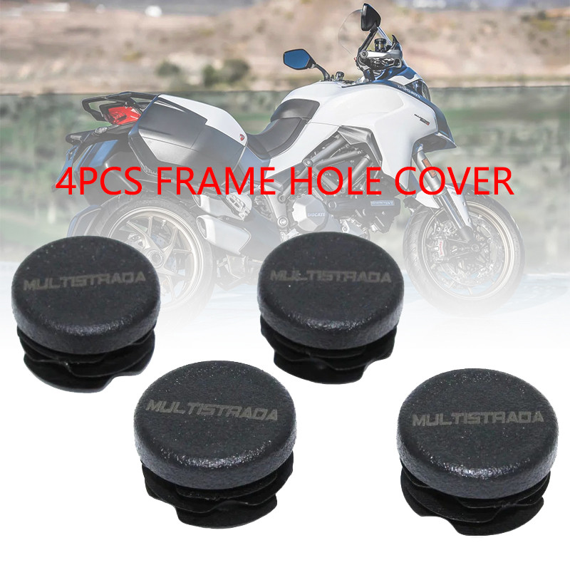 Y4ชิ้นสำหรับดูคาติ Multistrada 1260 950 1260S 950S 2018-2021อุปกรณ์เสริมกรอบหลุมตกแต่ง Multistrada12