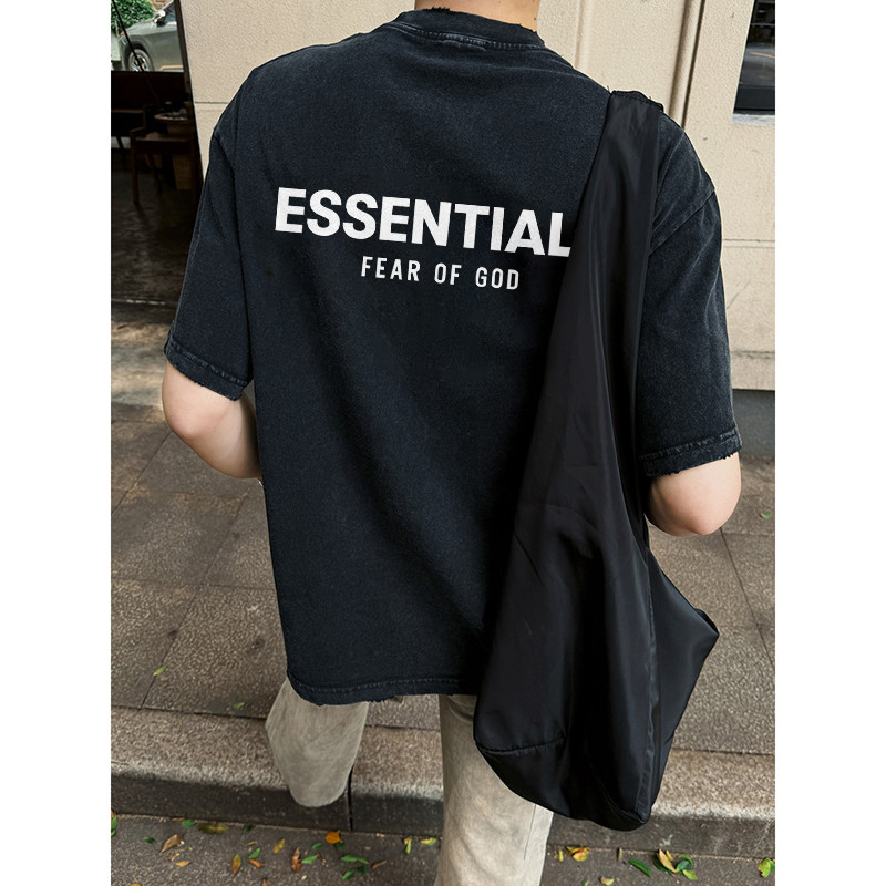 Beeyanbuy เสื้อยืด Unisex เสื้อยืดแขนสั้นพิมพ์ลายตัวอักษรสไตล์สตรีทแฟชั่น #T0238