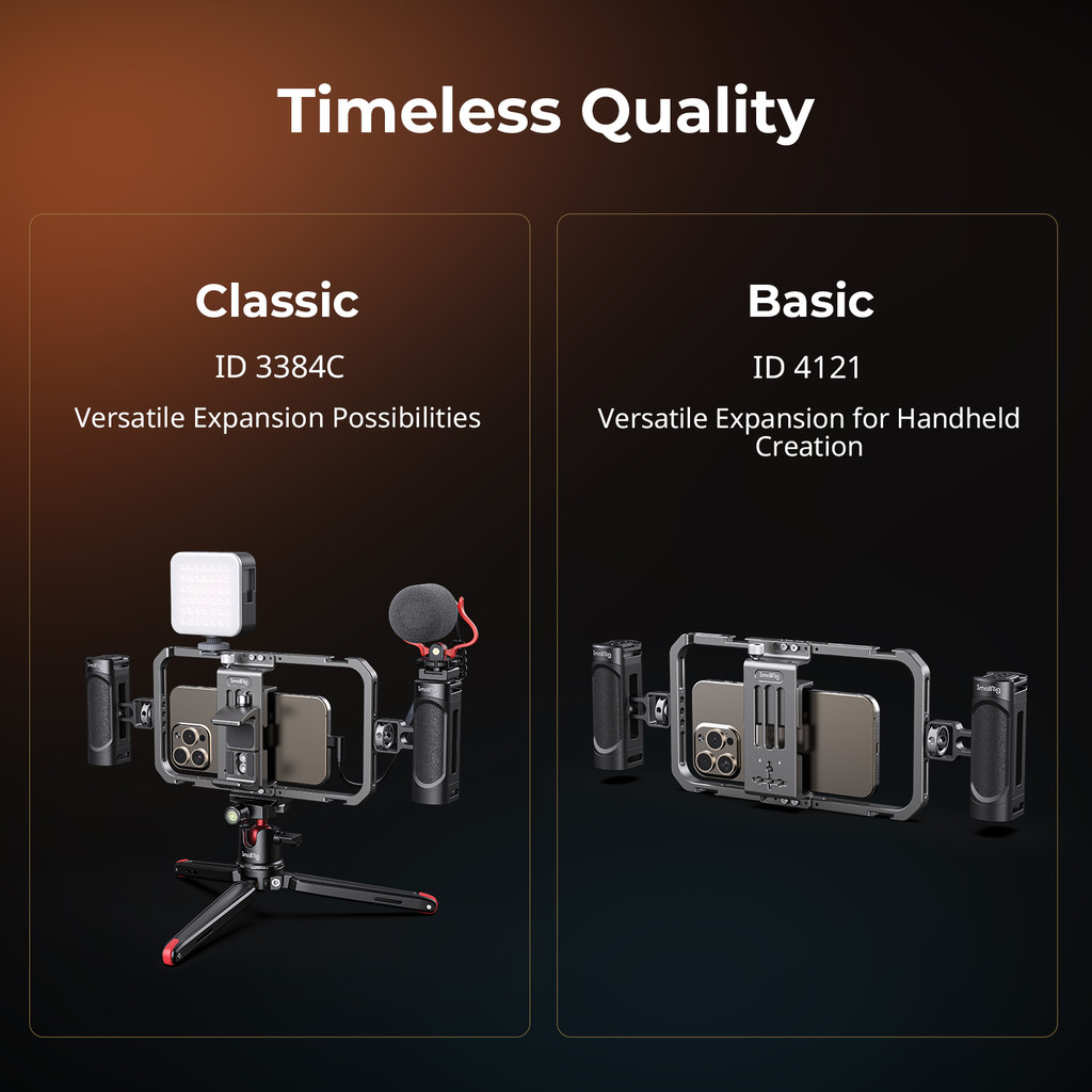 Smallrig All-in-One Video Kit สําหรับสมาร์ทโฟน Creators Quick #4704 #4597 #3384 #4121