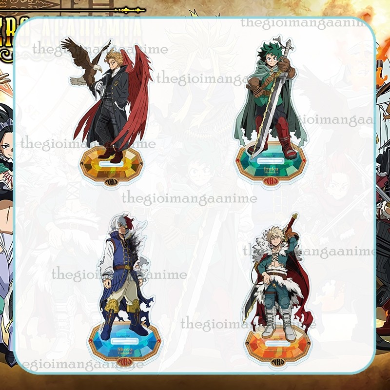 (CAPE) BOKU NO HERO ACADEMIA รุ่น HERO ACADEMIA สแตนดี้ รูปปั้นไมก้าอะคริลิคพิมพ์ลายภาพอนิเมะจิบิ