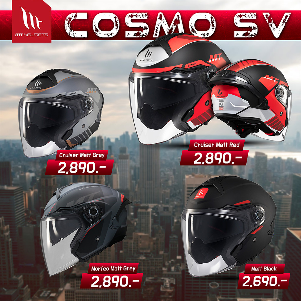 หมวกกันน็อคครึ่งใบ MT รุ่น COSMO SV