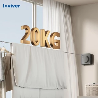 [Loviver] ราวตากผ้าแบบพับเก็บได้ในร่มปรับอเนกประสงค์ที่แข็งแกร่งราวตากผ้ากลางแจ้งแบบพับเก็บได้สําหรับโรงแรมบ้านระเบียงลาน