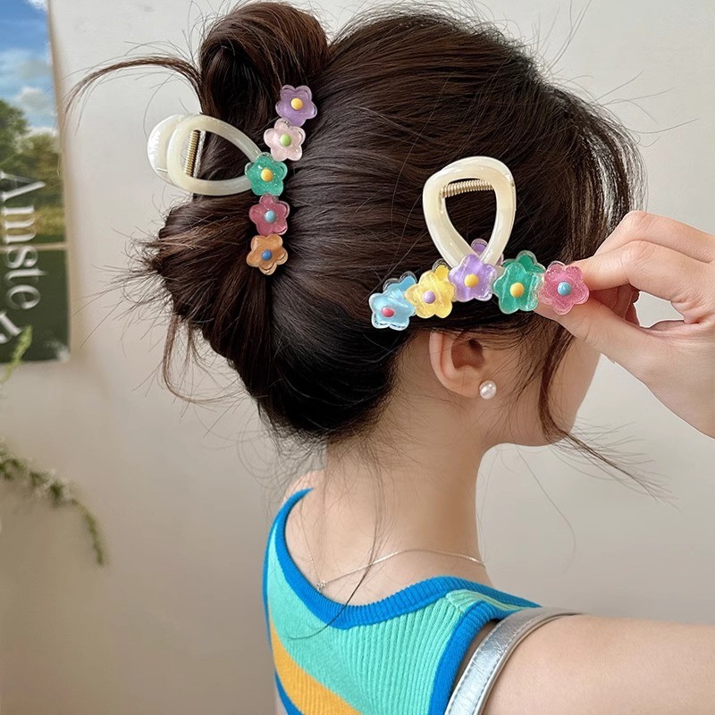 หวานฤดูร้อนดอกไม้คลิปกิ๊บหญิงคลิปฉลาม