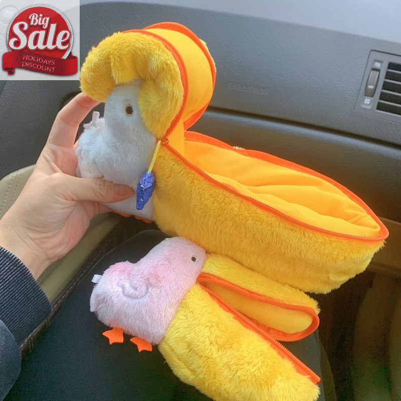 Af Pelican น่ารักดินสอกรณี Plush กระเป๋าแต่งหน้าปากกากระเป๋าเครื่องเขียน Zero กระเป๋าสตางค์การ์ตูนกระเป๋าดินสออุปกรณ์การเรียน A