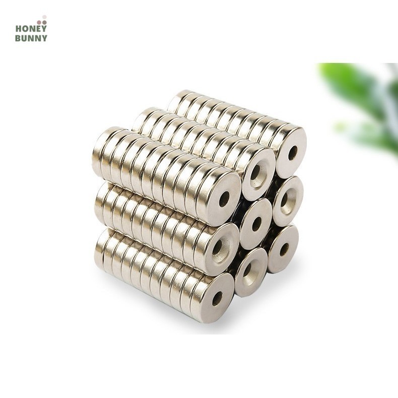 Neodymium Magnet Recovery แม่เหล็กแรงดูดสูง แม่เหล็กเก็บของ ขนาด 15x3mm/ 20x5x1mm