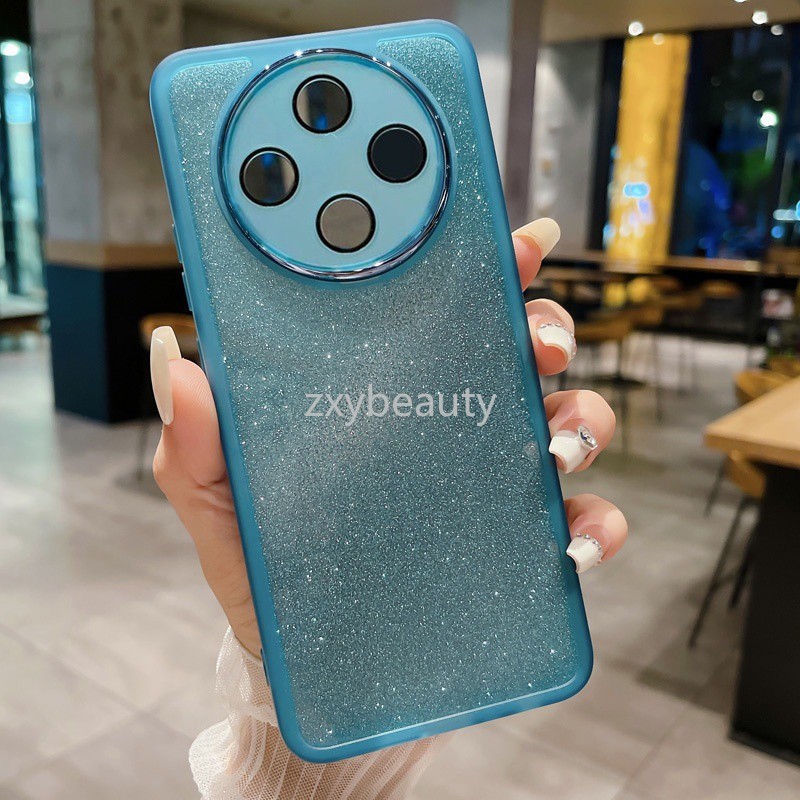 ปลอกสําหรับ Xiaomi POCO C75 4G 5G 2024 เคสโทรศัพท์ซิลิโคน Soft Star Glitter Bling สําหรับ Mi POCOC75 C61 POCOC61 TPU Slim กลับกรณี