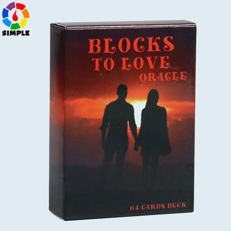 Blocks To Love Oracle Cards Deck 64 Cards Games Oracle Deck
