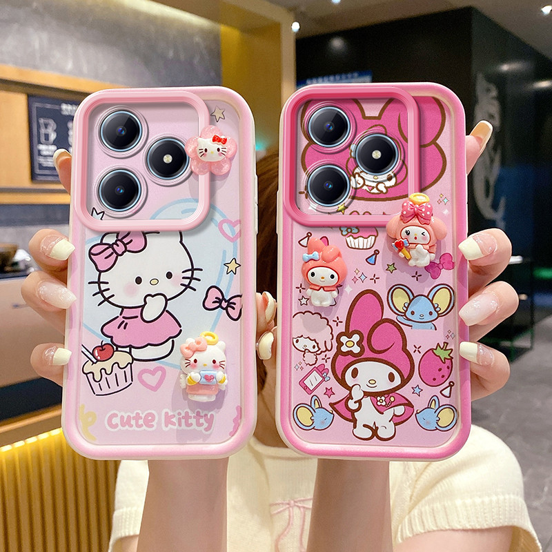 เคส Realme C63 C61 กรณีโทรศัพท์ซิลิโคนน่ารัก XXTY