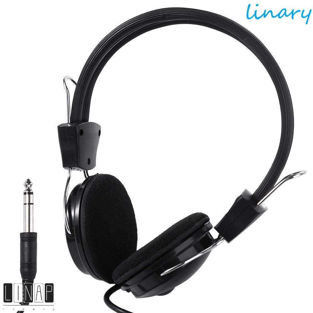 Culinaryhv หูฟังเพลง Handfree เปียโนไฟฟ้าสีดํากีตาร์ไฟฟ้าพร้อมหูฟังเปียโนลวด