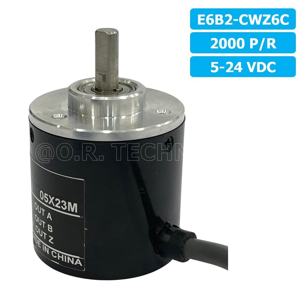 E6B2-CWZ6C 5-24VDC 100/360/600/1000/1024/2000P/R (Pulses/Revolution) โรตารี่เอ็นโค้ดเดอร์ ROTARY ENCODER INCREMENTAL ...