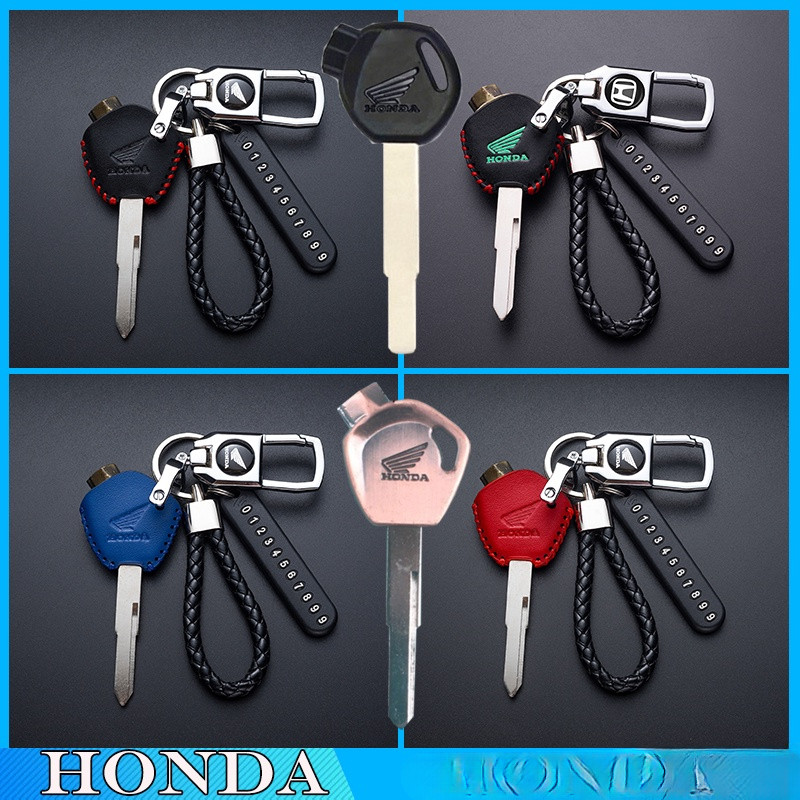 Leatherwear ฝาครอบกุญแจ Honda Click 125i Wave 110i / 125i Scoopy-I Zoomer X เคสกุญแจ
