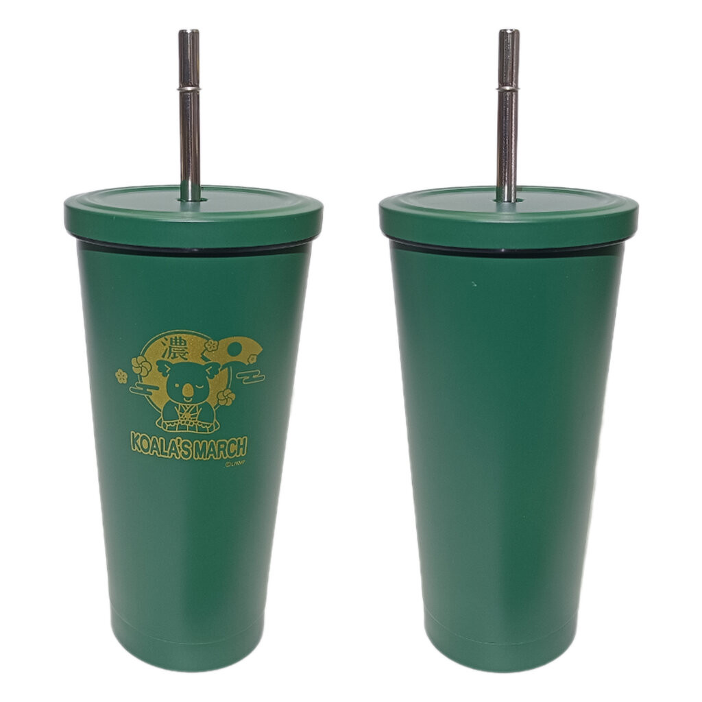 Tumbler Lotte Koala's March Stainless Steel Cup แก้วน้ำสแตนเลสเก็บความร้อน/ความเย็น ลายการ์ตูนโคอะลา