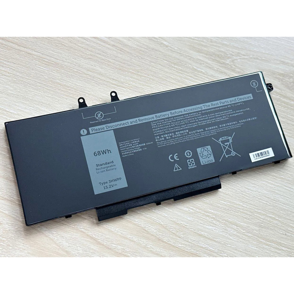 3HWPP 68Wh Battery for Dell Latitude 14 5410 5510 5511 battery for Dell Precision 3541 3550 3551