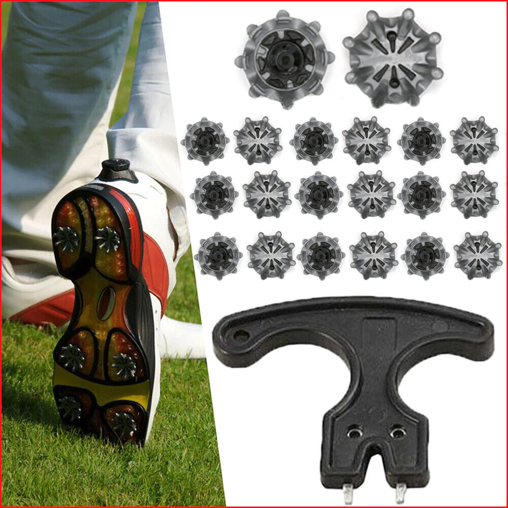 20 ชิ้นรองเท้ากอล์ฟ Spikes Fast Twist Studs Cleats สําหรับ Footjoy รองเท้ากอล์ฟ