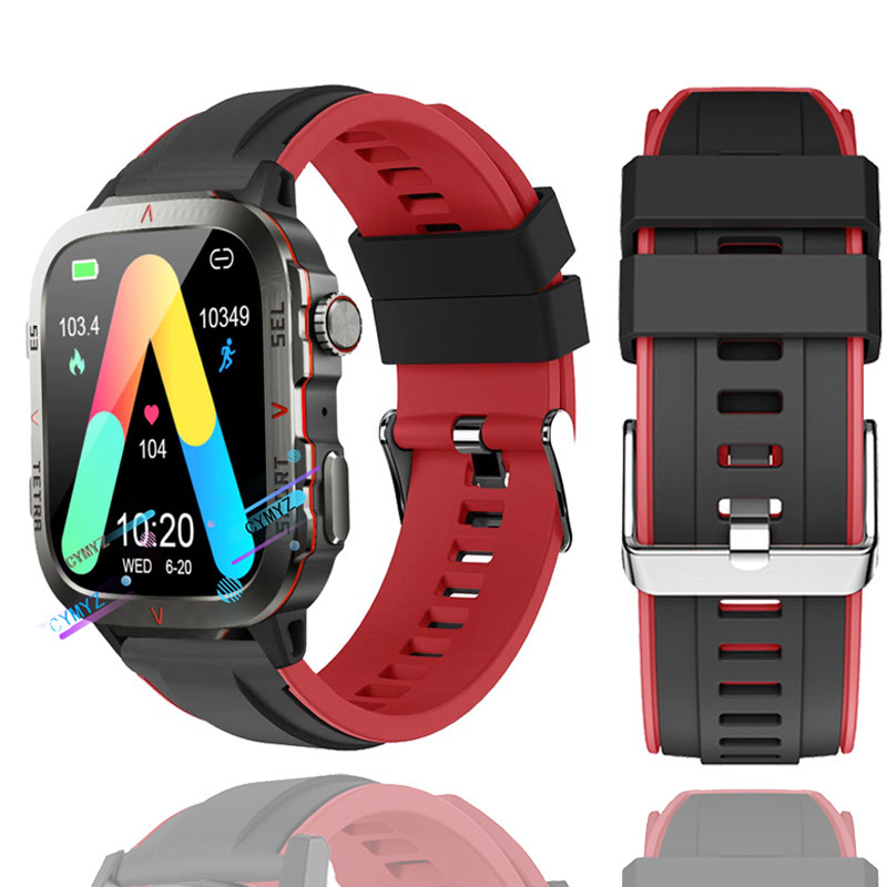 Aolon Tetra S3 S2 สายนาฬิกาอัจฉริยะ สายซิลิโคน Aolon Tetra S3 S2 สายรัดข้อมือแบบสปอร์ต