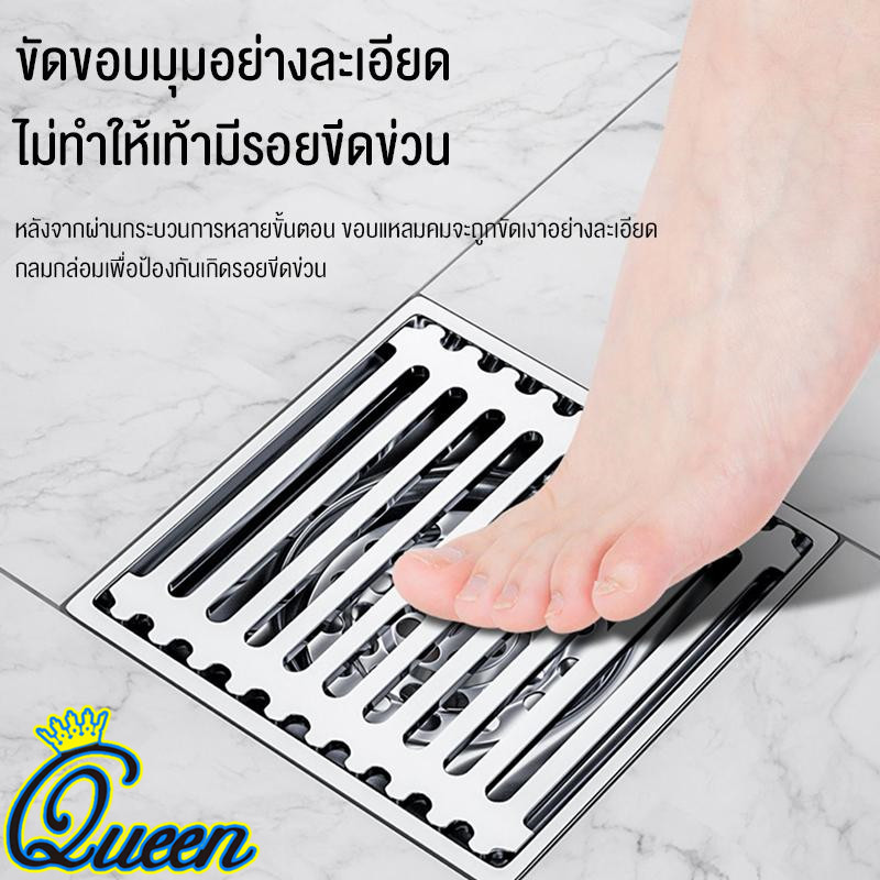 ท่อระบายน้ำชั้นสแตนเลส 304 ดับกลิ่นท่อระบายน้ำพื้นห้องน้ำ ท่อระบายน้ำพื้นทองแดงทั้งหมด แกนท่อระบายน้ำพื้น ป้องกันแมลง