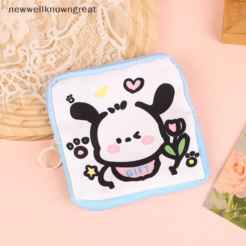 ใหม่wellknowngreat น่ารัก Anime Figures Kawaii สาวผ้าอนามัยกระเป๋าเก็บการ์ตูนรูปแบบ Mini กระเป๋าใส่เหรียญแบบพกพากระเป๋าเครื่องสําอาง CAD