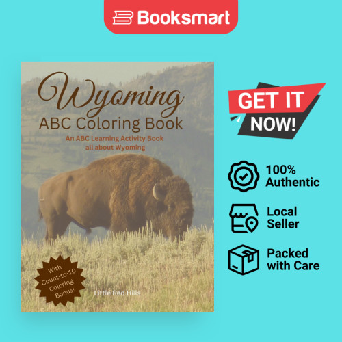 สมุดระบายสี My Wyoming ABC - ปกอ่อน - อังกฤษ - 9781962472005