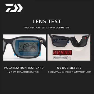 Ready StockDAIWA แว่นกันแดดโพลาไรซ์ 5PCS Mens Driving Shades Male Sun Glasses Camping Hiking Fishing Classic Sun Glasses UV400 แว่นตา