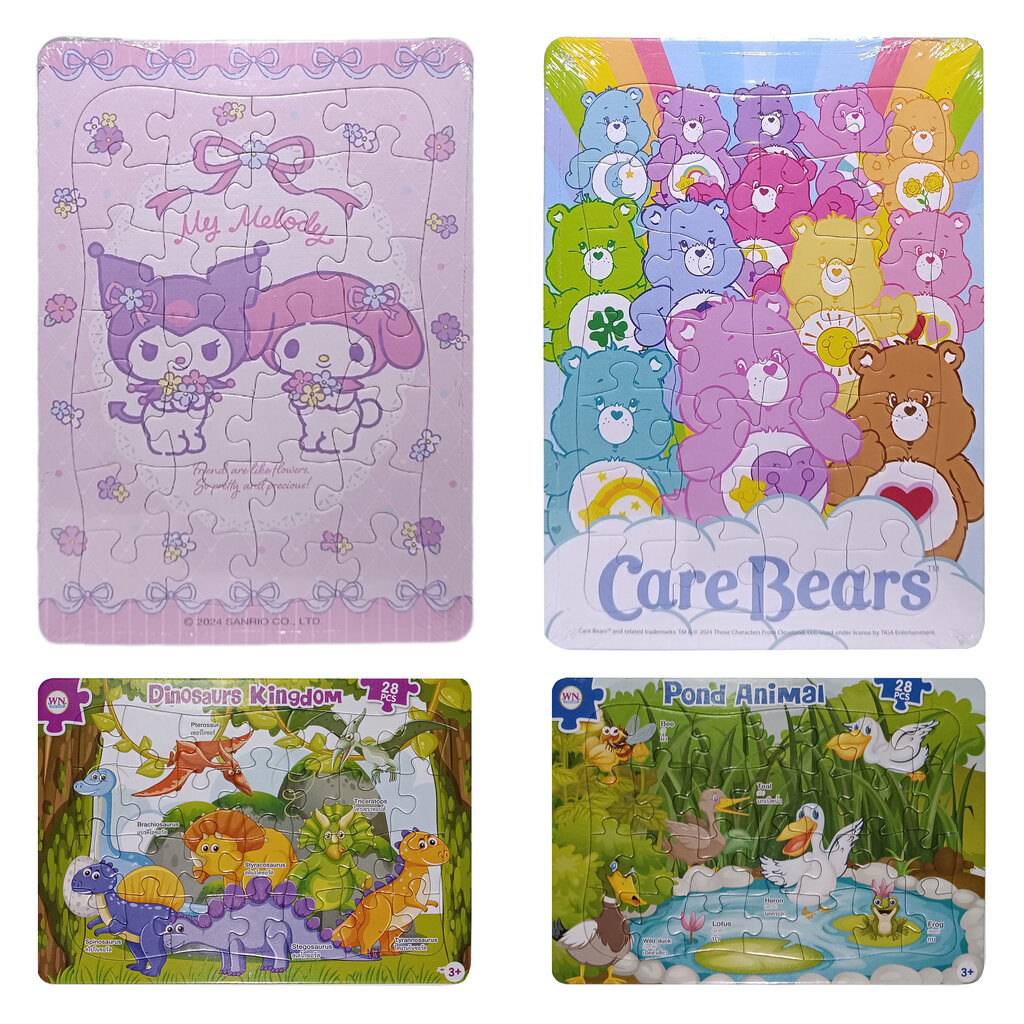 Jigsaw Puzzle ขนาด M Cartoon ตัวต่อจิ๊กซอว์การ์ตูนพร้อมถาดรอง ของเล่นเสริมการเรียนรู้ Wanna MagicLand6 – โปรปัง