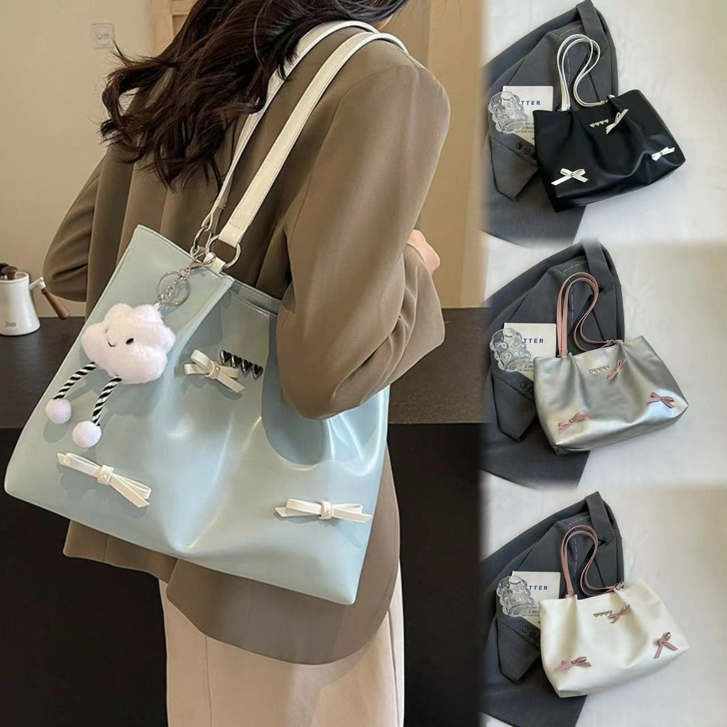 kk sale :กระเป๋าใบใหญ่แฟชั่นใส่ของได้เยอะPU หน้าใหญ่มากใส่ของได้เยอะมาก - SP9153