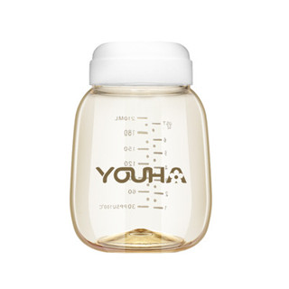 Youha ขวดยูฮา คอกว้าง ขวดเก็บน้ำนม ขวดปั๊มนมยูฮา 210 ml.