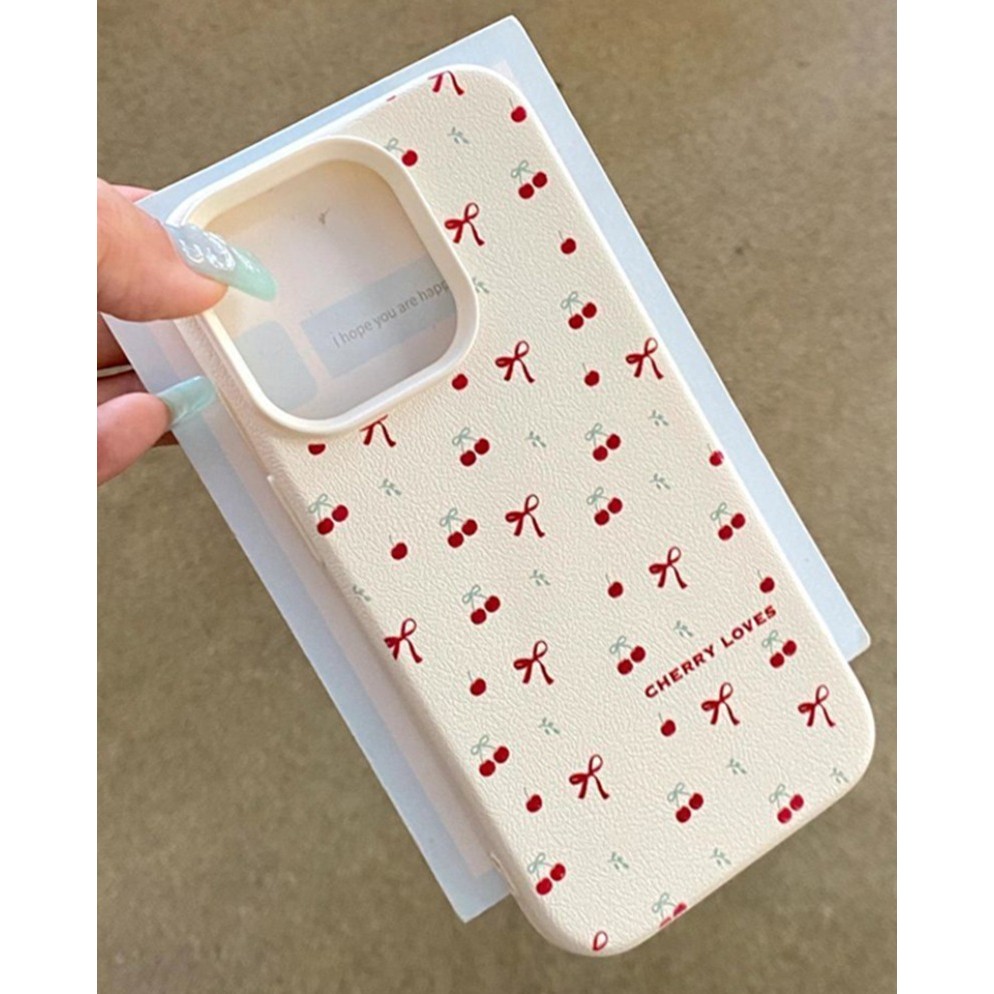 INS เคสไอโฟน for iPhone 16 15 13 11 Pro Max 11 12 14 Pro Max XR XS Max 15 16 Plus เคสโทรศัพท์มือถือลายหนังป้องกันการตก