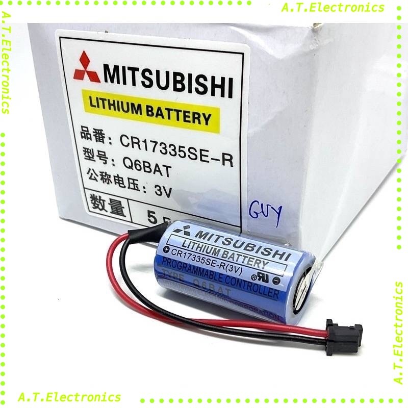 แบตเตอรี่ รุ่น CR17335SE-R (3V) TYPE Q6BAT MITSUBISHI (ของใหม่)สินค้า​พร้อมส่ง​ใน​ไทย​ราคา150บาท