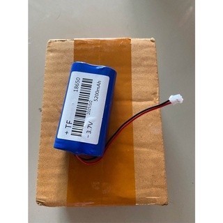แบตเตอรี่ 18650 1ก้อน 3.7v 3600mah พร้อมแผ่นป้องกัน สายไฟหัวโมเลค2พิน