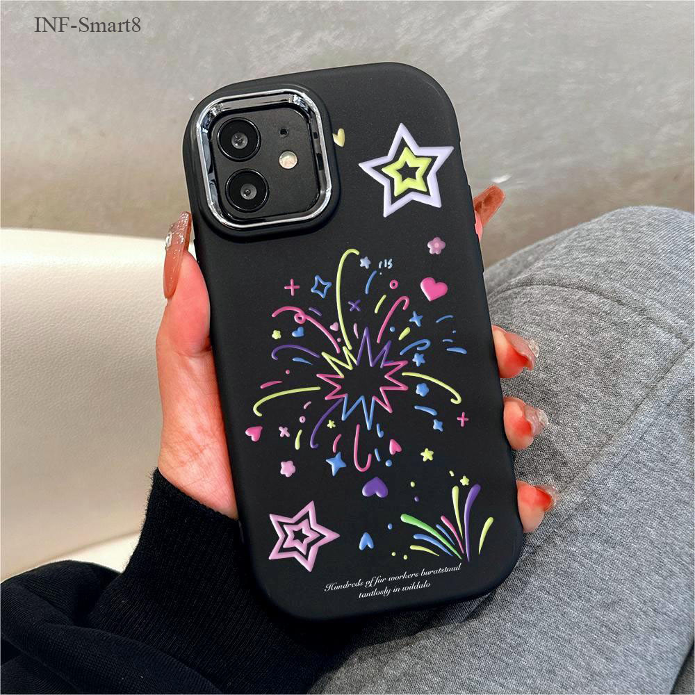 Infinix Smart 9 8 7 Hot 50i 40 40i 30i 30 20 20C Tecno Spark Go 2023 2024 Pro Note 5G เคสอินฟินิกซ์ เคสนิ่ม เคส Cute PD