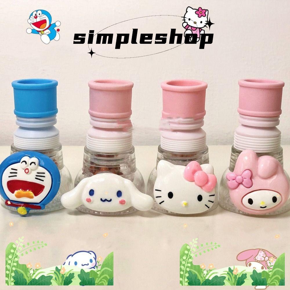 Simple 1 ชิ้นเครื่องกรองน้ํา, อุปกรณ์อาบน้ํา Splash-proof ก๊อกน้ํา Extension, น่ารักห้องครัวฝักบัว 360 องศาหมุนใช้ในบ้านหัวฉีดก๊อกน้ํา