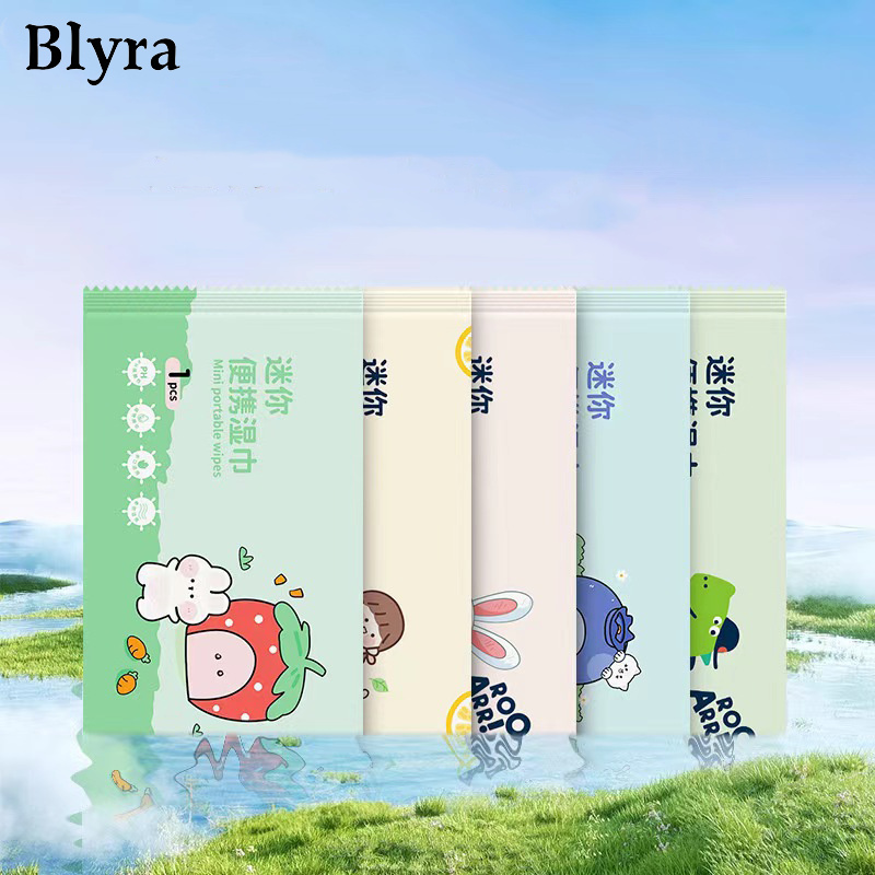 BLYRA  1แพคมี 1/10/80แผ่น ทิชชู่เปียกเด็ก  ไม่มีแอลกอฮอล์และกรดต่างๆใช้งานสะดวก ทิชชูเปียก