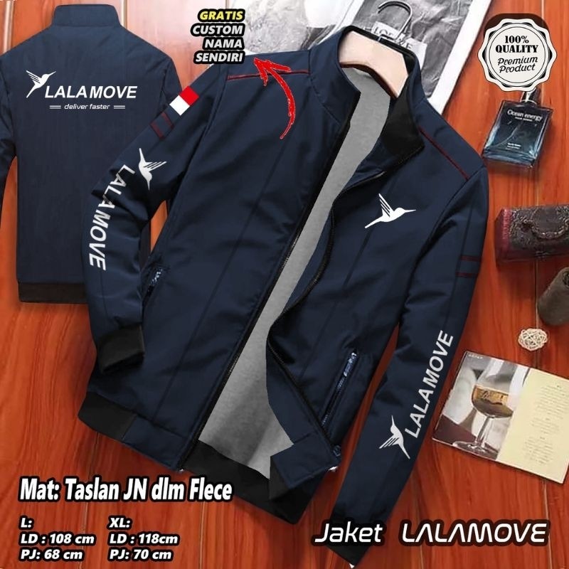 LALA MOVE JACKET เสื้อแจ็คเก็ตระบายอากาศ | LALAMOVE INDONESIA เสื้อแจ็คเก็ต PARACHUE | เสื้อแจ็คเก็ต