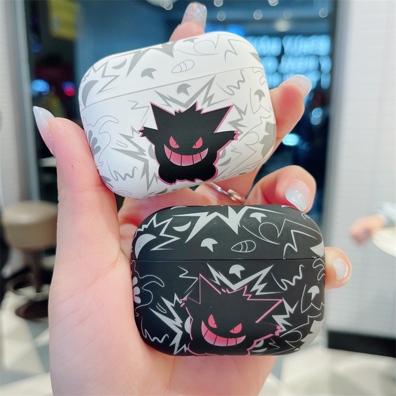(เคส Airpods4)เคสตลก Gengar สําหรับ AirPods4(2024)1/2/3/Pro/Pro2 Frosting Full Protection Case