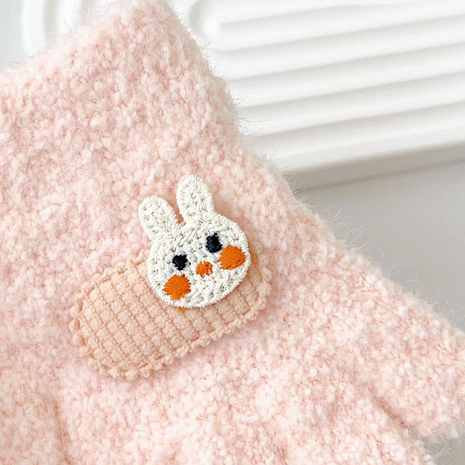 การ์ตูนเด็กถุงมือสําหรับฤดูใบไม้ร่วงและฤดูหนาวที่อบอุ่นและหนาเหมาะสําหรับชายหญิงทารกขี่จักรยานและเขียนด้วยห้านิ้ว1-3ป - รูปที่ 2