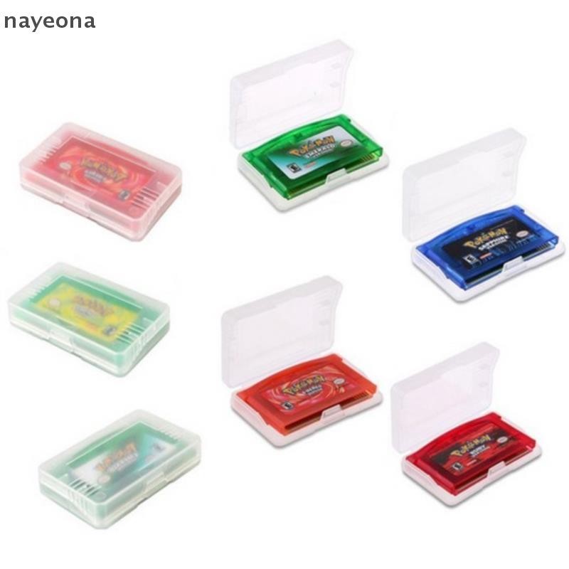 [NAY] 10 ชิ้น/ล็อตการ์ดเกมพลาสติกตลับหมึกฝาครอบกันฝุ่นสําหรับเกม Boy Advance EON