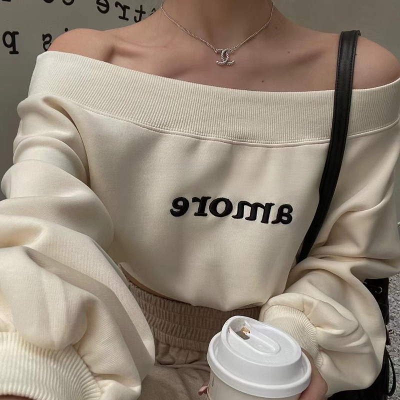 IELGY เสื้อสเวตเชิ้ตอเนกประสงค์ทรงหลวมแบบสั้นสําหรับผู้หญิง — صورة 5