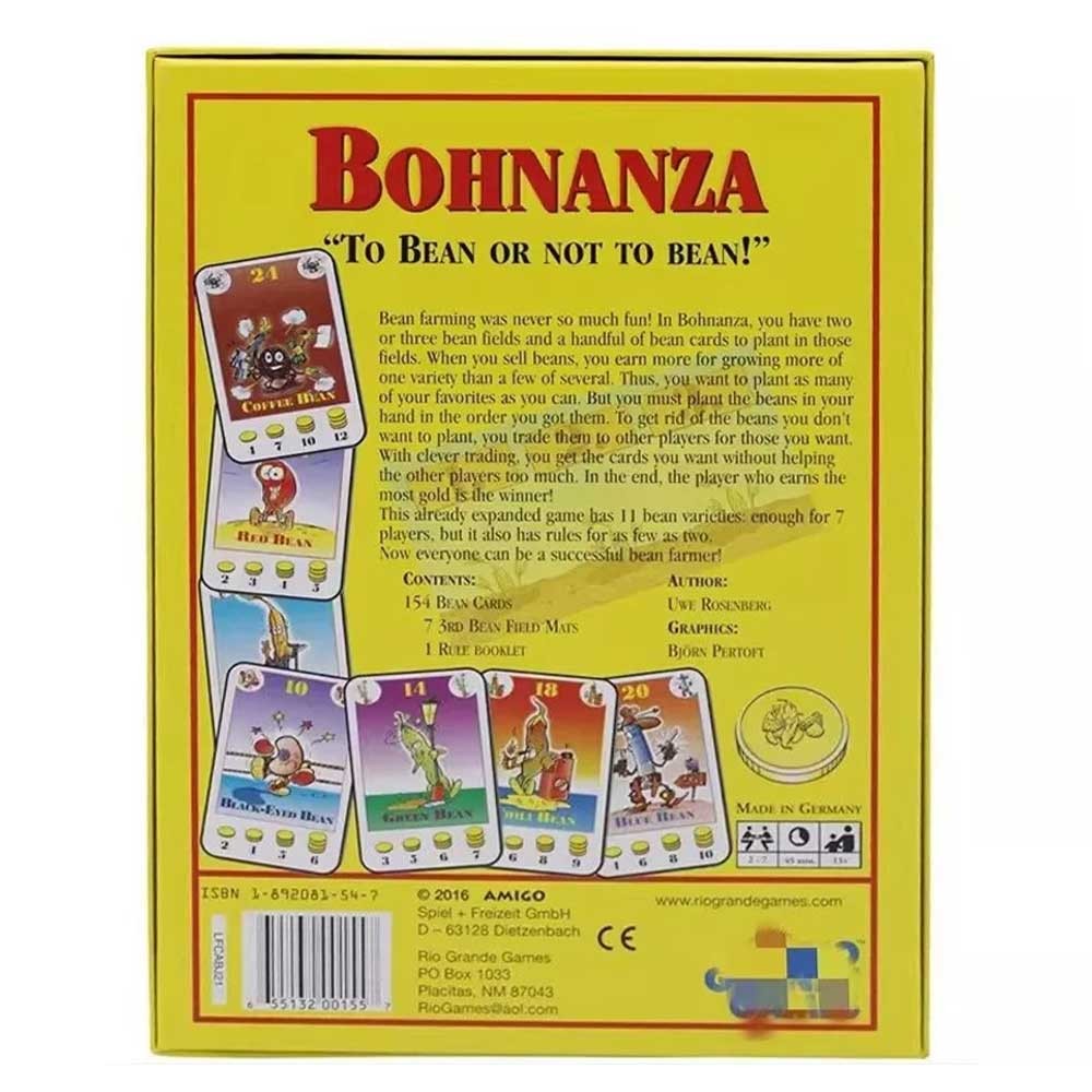 Bohnanza Card Game Brand New รูปที่ 3