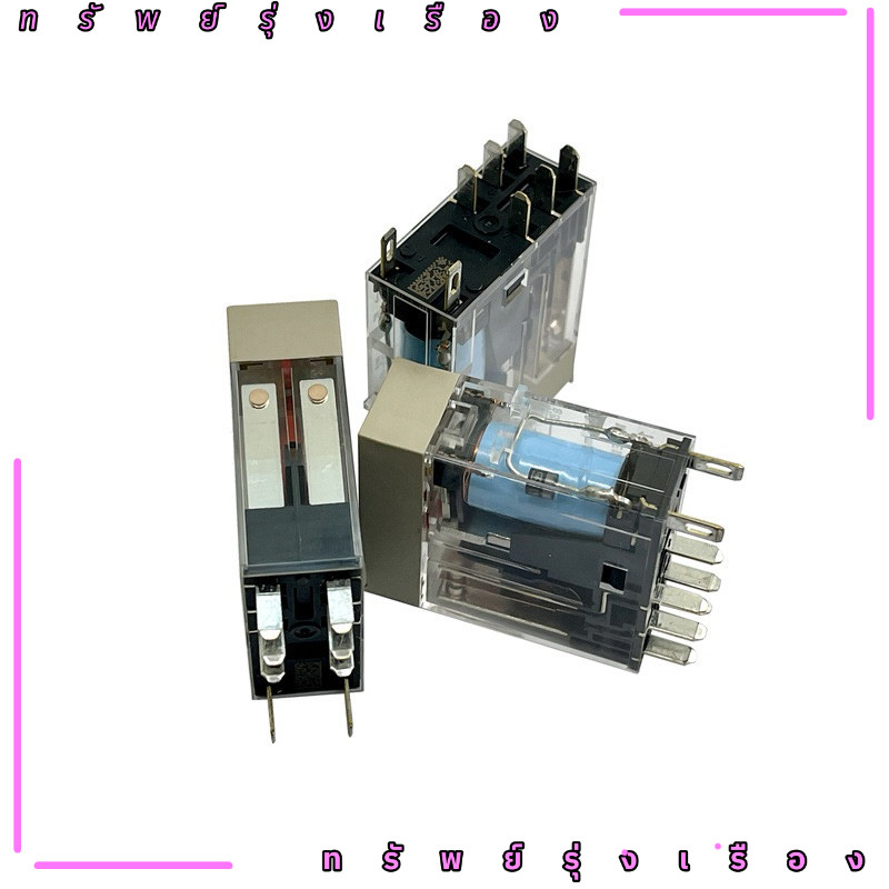 ร้านในไทย! รีเลย์ G2R-2-SND(S) DC24(L) G2R-2-SND(S)24VDC LED 12v 24v dc รีเลย์