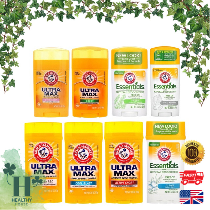 พร้อมส่ง Arm & Hammer Deodorants 71g. และ 73g. มีทุกแบบ ดีโอสติ๊กระงับกลิ่นกาย arm and hammer