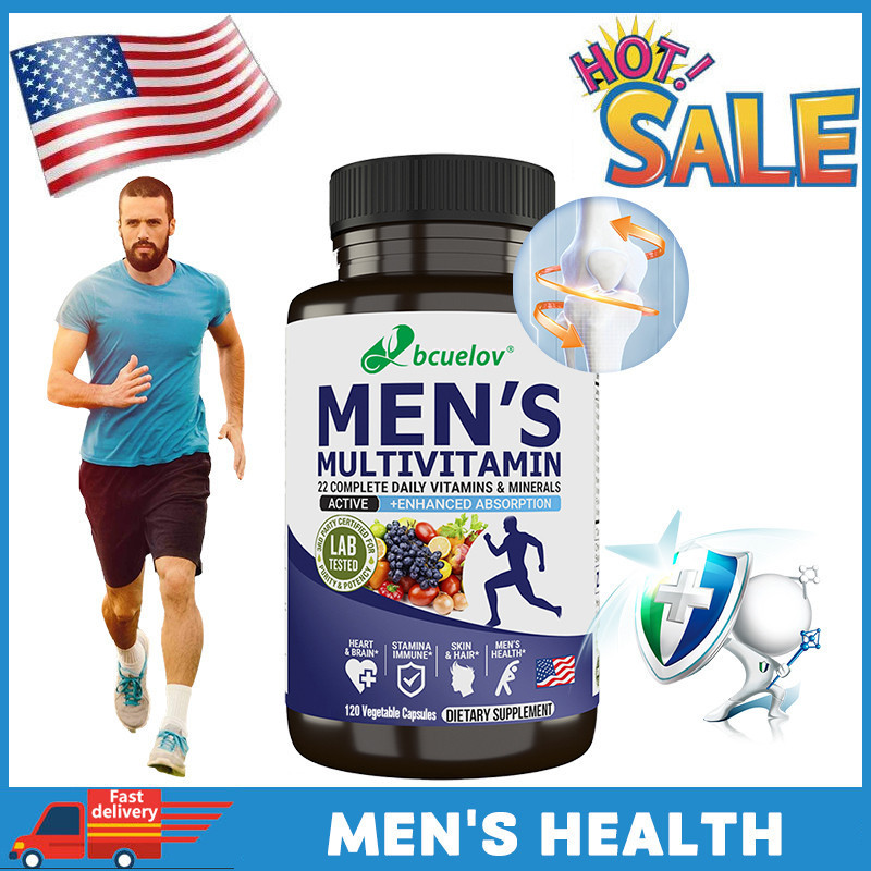 อาหารเสริมวิตามินรวมสําหรับผู้ชาย วิตามิน เอบีซีเด็ค แมกนีเซียม แคลเซียม สังกะสี