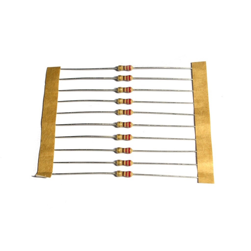 ชุด LED สีน้ำเงิน จำนวน 10 หลอด พร้อมตัวต้านทาน 220 โอห์ม แอลอีดี Blue 10 pcs with resistor 220 ohm